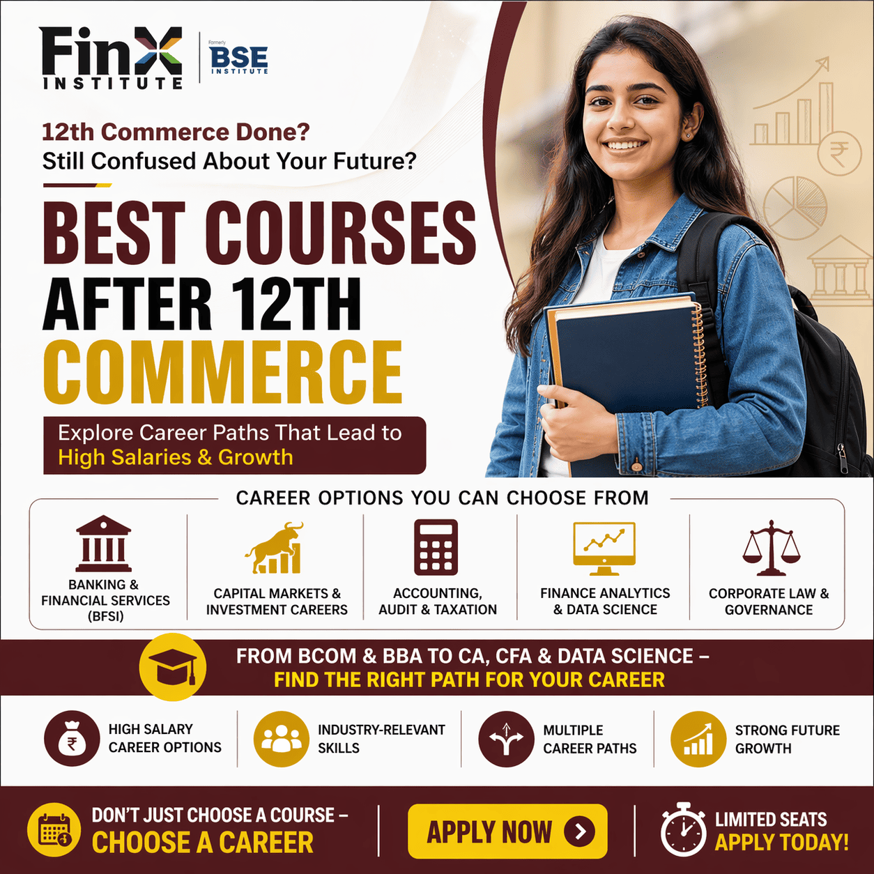 Best Courses After 12th Commerce Career Options, Degrees & High Salary Courses