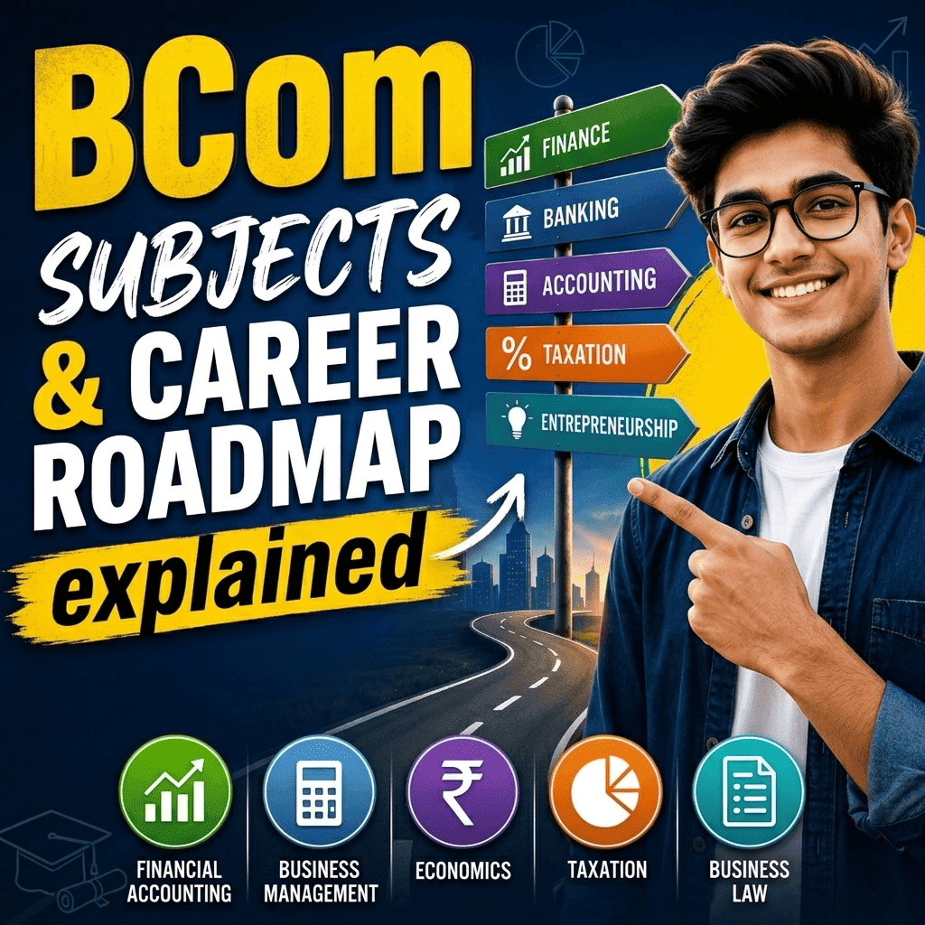 BCom Subjects & Career Roadmap Explained