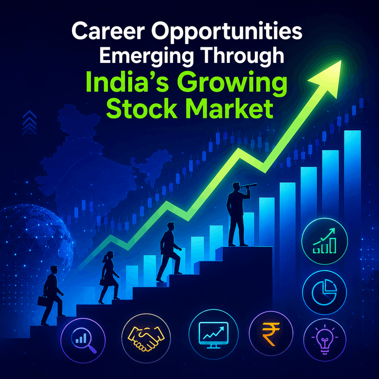 Career Opportunities Emerging Through  India’s Growing Stock Market